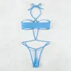 Maillots de bain pour femmes Cross Backless Maillot de bain 2023 Monokini Micro Bikini One-Piece Thong Sexy Beach Wear High Cut Halter Body brésilien