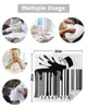 Table Napkin Barcode Pattern Spilled Paint Bucket 4/6/8pcs Kitchen 50x50cm Napkins Serving Dishes Home Textile Products