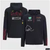 Abbigliamento da motociclista F1 Forma One Maglione con cerniera con cappuccio con lo stesso stile può essere personalizzato per i fan Drop Delivery Mobiles Motorcycl Dhbxy