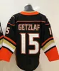 Custom Mens 15 Ryan Getzlaf Hockey Jerseys Orange 4 Cam Fowler 36 John Gibson Black Shirts 9 Paul Kariya 8 Teemu Selanne 17 Ryan Kesler 96 C