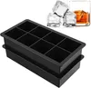 Glassverktyg Perfekt isbit Silikonkubtillverkare Form Cake Pudding Chocolate Forms Lätt att ta bort Ice Trays Fade Resistant Z0308