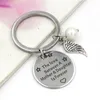 Keychains 10PCS Wholesale Stainless Steel Keychain Family MOM Gift From Daughter Son Mother For Mother's Day Gifts Birthday