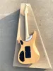 Nouveau Guitare électrique à Double secousse en bois naturel, micros HH, manche en érable, pont Tremolo