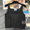 Women's Knits & Tees Designer Vest Sweaters Sleeveless Tanks Fashion Tops Summer Womens Tshirts Lady pullover Jumper GJNE