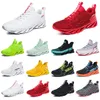 Chaussures de course pour hommes et femmes, baskets publiques, noires, blanches, rouges, vertes, respirantes, de sport