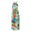 Casual Dresses Womens Summer Print Boho Long Maxi Evening Party Beach Floral Dress