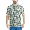 Polos masculinos Banana Leaf Check Padrão Incompatibilidade Camisa Polo de Manga Curta Roupas Impressão de Summer Streetwear Moda casual Tops 5xl 230308