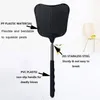 Mosquito and Fly Killing Plastic Fly Swatter Retractable Stainless Steel Rod, Suitable for Indoor and Outdoor Use