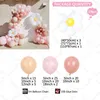 Autres fournitures de fête d'événement 109 pièces fleur blanche marguerite thème arc guirlande ballons 51012 pouces rose pêche Latex balle Kits femme anniversaire cadeaux d'anniversaire 230309