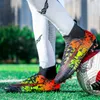 Scarpe eleganti da calcio da uomo di qualità FGTF scarpe da calcio alte alla caviglia tacchetti per erba allenamento da ginnastica per bambini antiscivolo professionali 230308