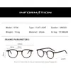 Sunglasses Frames Reven Jate 9704 Optical Pure Titanium Round Frame Prescription Eyeglasses Rx Men Or Women Glasses For Male Female Eyewear