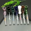 最新の色カーブドルフィンプリントガラスパイプ卸売ガラス水パイプタバコ