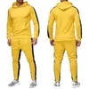 Chándales para hombres Sudadera con capucha casual para hombres Conjuntos deportivos 2 piezas Chándal Moda Ropa deportiva personalizada Trajes Músculo Hombre Ropa para correr Tallas grandes 230309