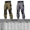 Men's Pants Military Tactical Cargo Pants Men Army Training Trousers Multi Pockets Wear-Resistant Waterproof Pant Male Hiking Casual Pants 230309
