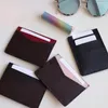Designers pour femmes porte-cartes Classic Womens Casual Credit Card Holders en cuir véritable Ultra Slim Wallet mens portefeuilles sacs à main taille 7 5 1276P
