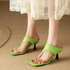 Slippers Brand Large Size 47 48 Outdoor Summer Women Flip Flops Open Toe Sexy High Heels Sandal Slip On Slides Elegant Shoes