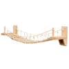 Cat Furniture Scratchers Wall House for Tree Sisal Rope Toys s Customized Solid Wood Elevated Playground Suspension Bridge Pets Pet 230309