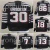 Uomini doganali New Jersey Hockey 18 Dawson Mercer Jersey 13 Nico Hischier 7 Dougie Hamilton 30 Martin Brodeur 76 Pk Subban 86 Jack Hughes 9 Tayl