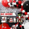 Other Event Party Supplies 1 Set Red Black Balloons Garland Arch Kit Baby Shower Birthday Decorations Red White Black Silver Balloon Graduation Party Decor 230309