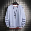 رجال الرجال للرجال Sweatshirts Eaeovni Mens Disual Sweatshirts Hoodie Men Fake اثنين