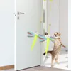 Cat Toys 6pc Interactive S Toy Toy Scratch Rope Door Door Tarching Mouse Mouse Funny Selfhey nip Pet Petly Teaser 230309