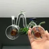 Pot de vélo en verre EN STOCK pipe en verre barboteur pipe à eau bang en verre