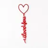 RoseLove Sublimation Acrylic Party Favor Gift: Blank, Heat-Transferable & Aluminum-Coated for Valentine's Day - RRA1202