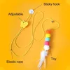 Chat Jouets 6 pc Interactif s Jouet Élastique Scratch Corde Rétractable Porte Suspendue Souris Drôle Selfhey nip Pet Jouer Teaser 230309