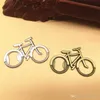 Bicycle Metal Beer Bottle Bother Rings Cute Key Key for Bike Lover Wedding Anniversary Party Gift Bike Keychain New LX1897