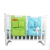 Sängkläder sätter tecknad rum barnkammare hängande förvaring väska baby barnsäng säng crib arrangör leksak blöja ficka för född crib sängkläder set 4535 cm 230309