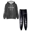 Herren-Trainingsanzüge WAWNI XPLR Hell Week 22 Cloud Hoodies Zweiteiliges Set Sam und Colby Sweatshirts Hosenanzug Red Tie Dye Hoodie Jogginghosen-Sets 230308