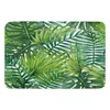 Carpets Palm Leaves Tropical Jungle Plant Green Kitchen Doormat Bedroom Bath Floor Carpet House Hold Door Mat Area Rugs Home Decor