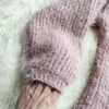 Maglieria da donna T-shirt Chic Donna Maglioni lavorati a maglia lunghi Lady 2023 Autunno Inverno Spessa Calda Manica lunga Sciolto Casual Donna Cardigan Cappotti Sas