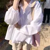 Женские блузкие рубашки Осень Аррвилл Корея шикарные топы