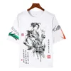 Men's T-Shirts Anime Yuukoku no Moriarty Cosplay T-shirt Ink Painting T Shirts Summer Men women Tees tops Cartoon Fans Gift G230309