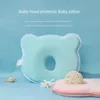 Pillows 4D Baby Correction Pillow Breathable born Positive Head Baby Anti-Offset Head Correction Pillow For 0-3-6 Months 1 Year Old 230309