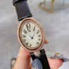 Dame populaire quartz horloges rosé gouden rand met diamanten 28 mm rode straptiger bijenskelet damespolshorloge vrouwelijk horloge geschenken topmodel horloges mode