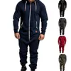 Survêtements pour hommes coupe-vent vêtements d'hiver à manches longues hommes combinaison à capuche pour la course 230308