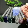 Potão de vidro de vidro de osso colorido em caldo de vidro de cano de vidro Tubulador de água Bongo de vidro de água