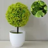 Fleurs décoratives plantes artificielles bonsaï en plastique Simulation arbre bureau Pot fausses feuilles plante de jardin maison bureau El bricolage