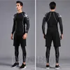 야외 티셔츠 남자 압축 스포츠 정장 빠른 건조 땀 피트니스 훈련 MMA 키트 Rashguard 남성 운동복 조깅 실행 옷 230309