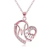 Ketens liefde moeder ketting sieraden mama letters hart hanger moederdag cadeau AC889