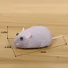 Cat Toys Remote Control Mouse för S Interactive Electronic Reasing Plush Emulation Rat Möss 360 ° Roterande Dog Pet 230309