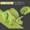 Science Discovery 2019 Giocattolo per bambini Uova a sorpresa casuale Giocattolo di dinosauro Modello Dinosauri deformati Collezione di uova Giocattolo per bambini Collezione Dropshipping Y2303