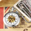 Pocket Watches Exquisite Mechanical Hand Wind Watch Men Antique Fob Clock Women Ladies Gift Classical Relogio De Bolso