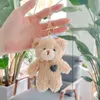 Chaves de 12 cm Mini Brinquedos de urso de urso Keychain de anel -anel -chave