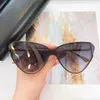 0191 Zwarte kat oogzonnebrillen voor vrouwen mode zonnebril Zonnebrillen Zonnebrillen Occhiali da Sole bril UV400 Eyewear met doos