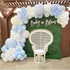 Autres fournitures de fête d'événement Ballons Kit d'arc de guirlande bleue Décoration de mariage romantique Ballons Décoration de Noël Fête Baby Shower Anniversaire Accessoires pour la maison 230309