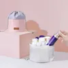Cosmetische tassen tas grote capaciteit vatvormige waterdichte make-upreizen Make-up organisator Drawstring vrouwelijke toiletartikelen opslagcase
