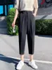 Женские брюки Capris yitimoky костюмы штаны женщины Женщины брюки с высокой талией офис леди гарем женские брюки чернокожи